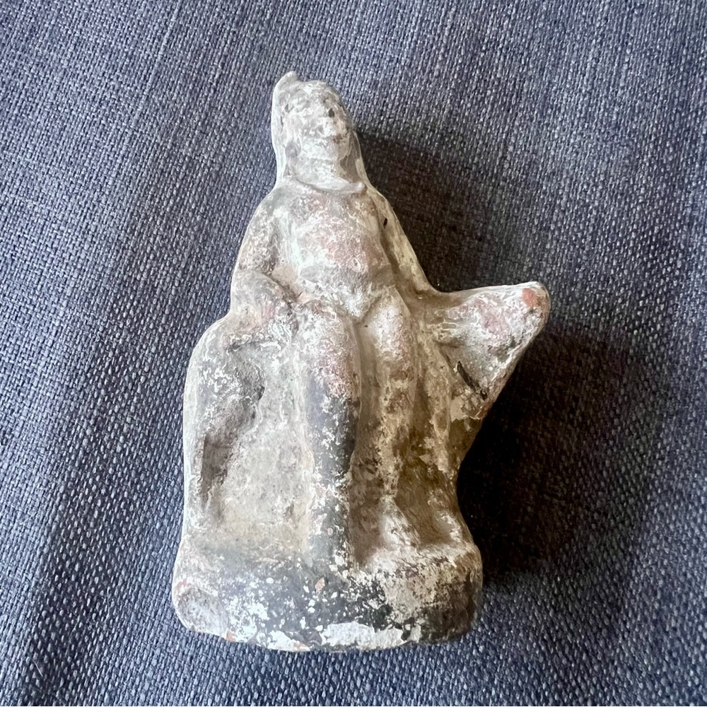 Antique Gray Stone Sculpture